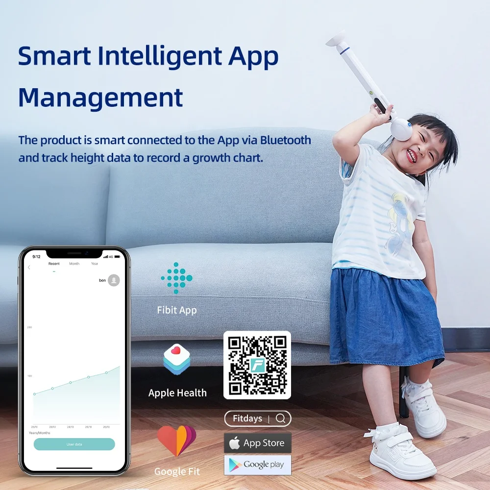Precision Digital Ultrasonic Height Measuring Ruler for Kids and Adults Essential Height Measurement Instrument