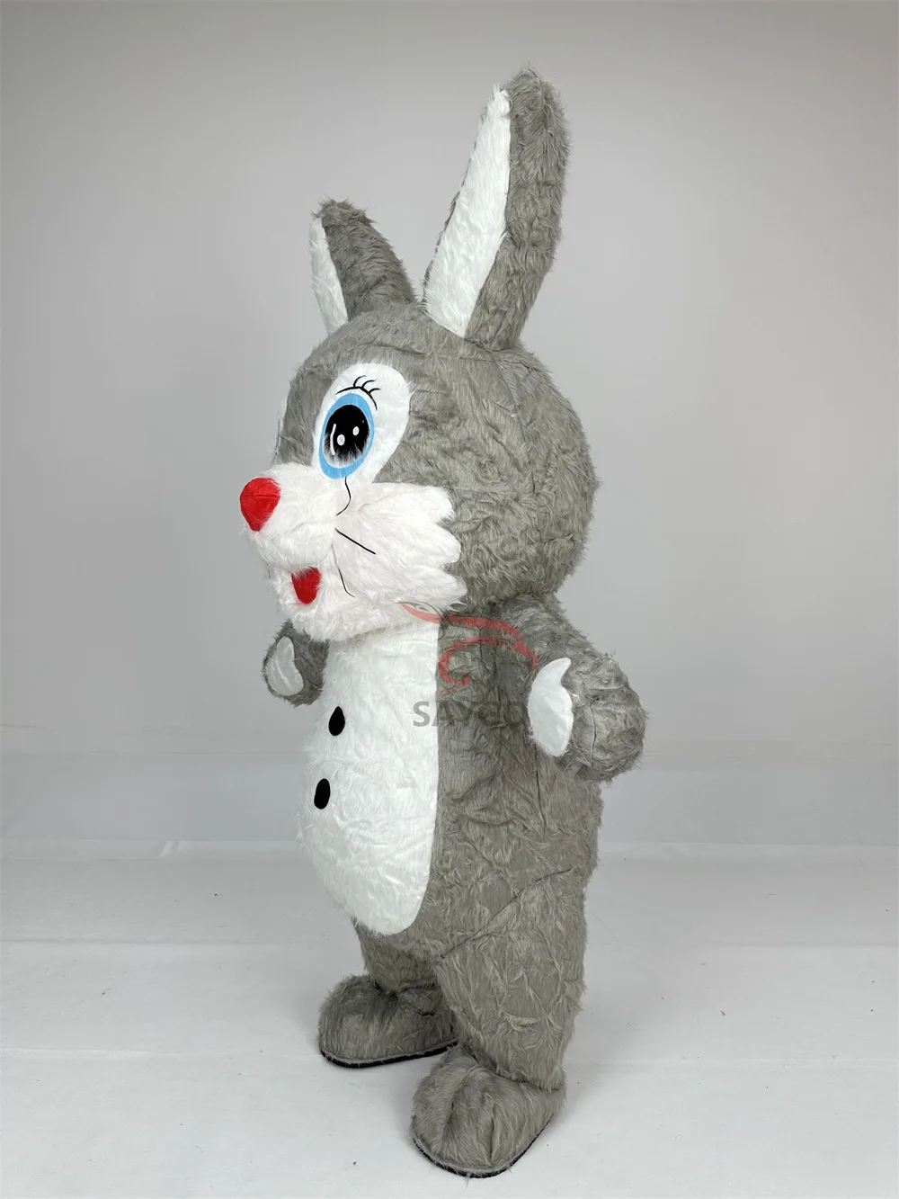 Garden Outfit Easter Bunny Mascot Costumes for Adults 2m 2.6m Inflatable Hare Bunny Costumes Suit for Women and Girls
