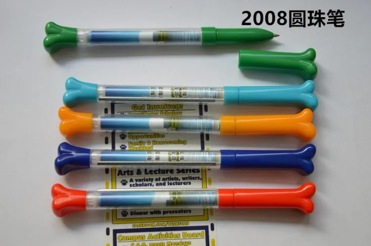 Custom Logo Promotional Advertising Pull Out Message Pen Roll Out Paper Flag Banner Pen