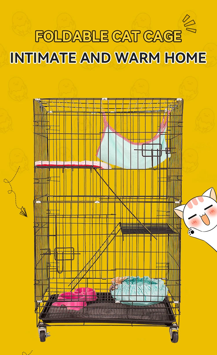 Pet Shop Custom 3 Layers 4 Layers The Cat Cage Houses Wicker Waterproof