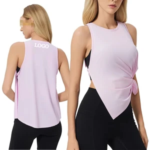 Women's Cool Feeling Sports Tank Top Quick-Dry Breathable Loose Sleeveless Yoga Cover Up Gym Shirt