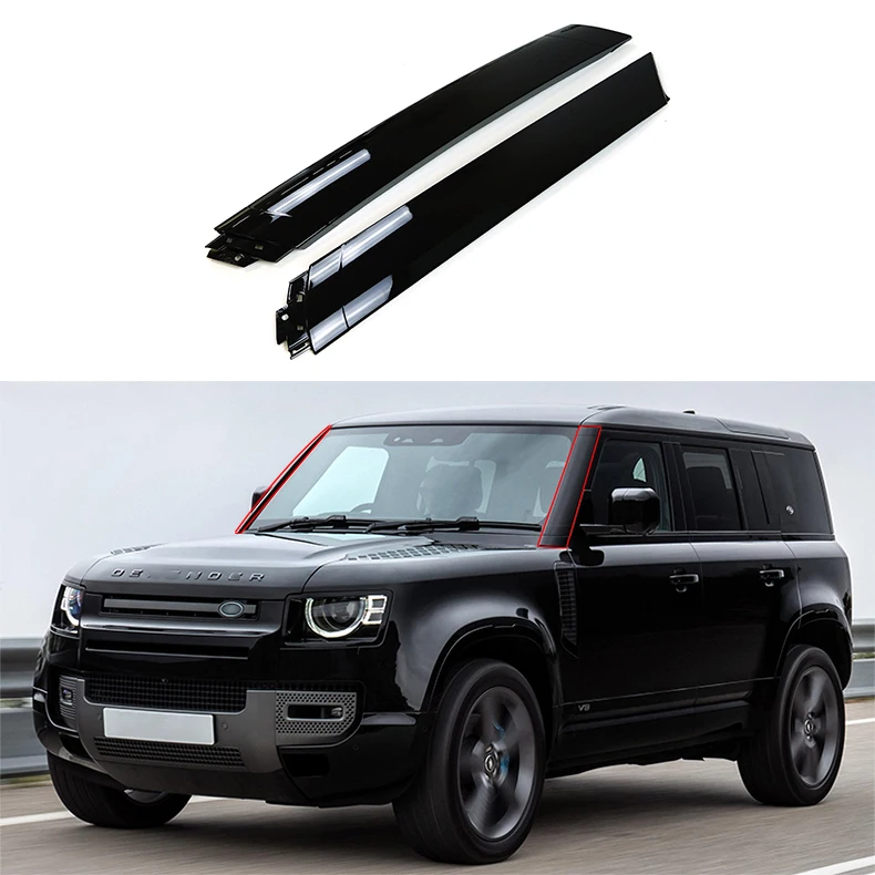 Factory Direct Price Exterior Accessories for Land Rover Defender L663 Glossy Black a Pillar Easy to Be Installed