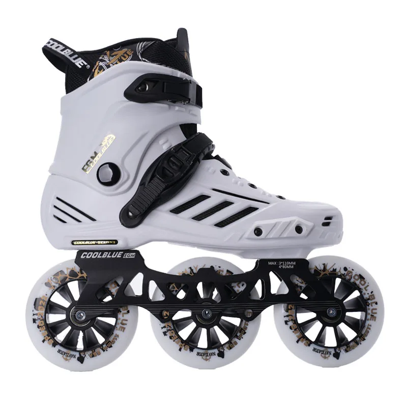 Professional 3 Wheels Racing Roller Skates Wholesale High Quality Big