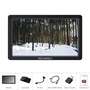 FEELWORLD FW568S Professional Video Assist Monitor Waveform RGB Parade YUV Parade Histogram False Color Factory Direct product image