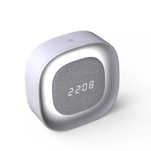 Touch Stepless Dimmer Electronic Alarm Clock LED Night Light Clock for Bedroom