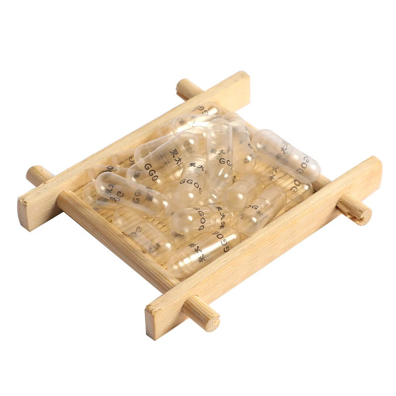 Clear or White Pullulan Empty Capsules Size 0