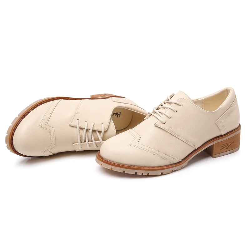 low heel oxfords