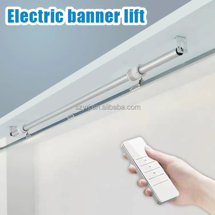 Banner and Display Lifting Systems Automatic Banner Lifter Banner Hoist