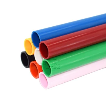 high quality cheap price customizable colorful round ABS pipes PVC PP tube ABS PE toy tube for building