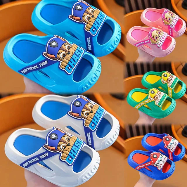 Wholesale summer children's slippers new cartoon boy soft soles outside to wear indoor bath home slippers