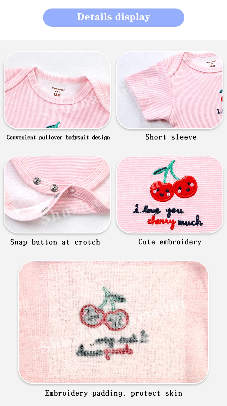 baby short sleeve romper