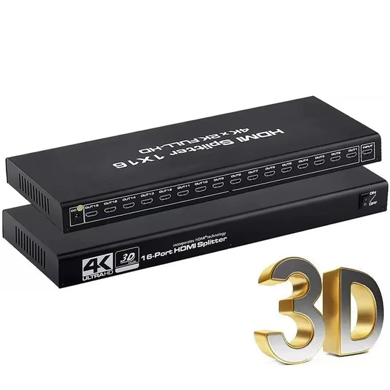 Jasoz Full Hd 4k Hdr 1x16 Hdmi Professional Distributor Hdmi Splitter 