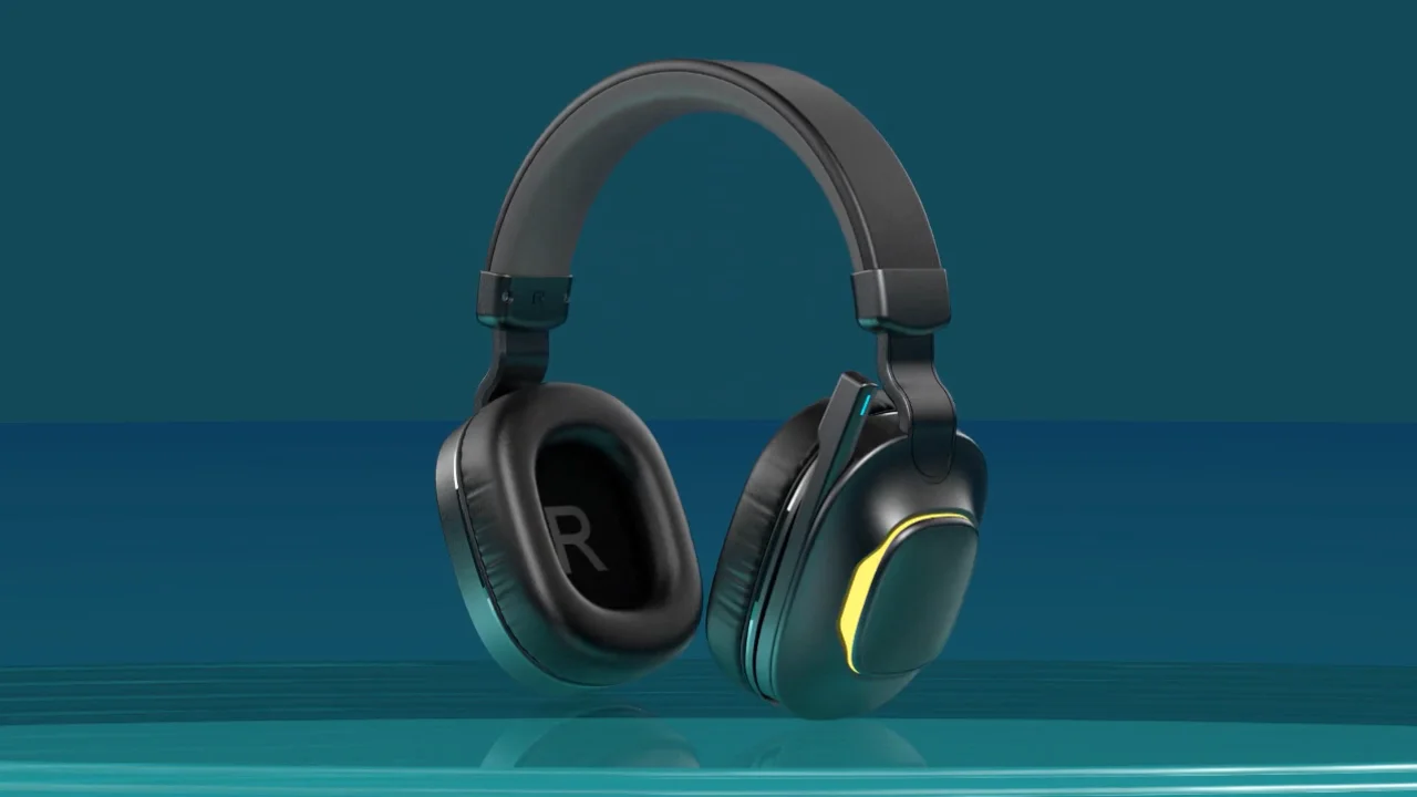 Rgb Gaming Headset Oem Manufacturer Adjustable Microphone Gamer Tws