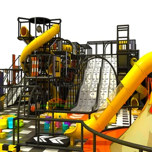 Custom Kids Child Area Neon Amusement Park Indoor Playground Factory Soft Play Equipment with LED Slide by Zhongyi Amusement