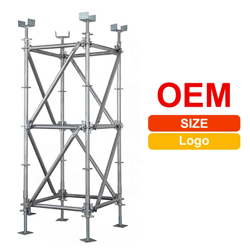 Hot Dip Galvanized Ringlock Modular Steel Scaffolding 2