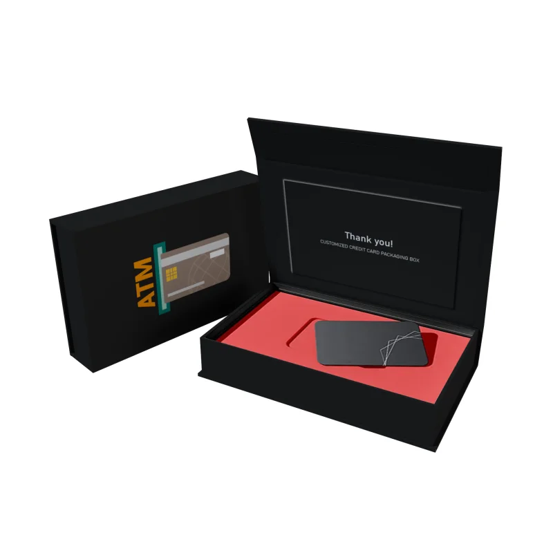 High-Quality Open Lid Business Card Box Versatile Business Card Box Items Cardboard Business Card Boxes