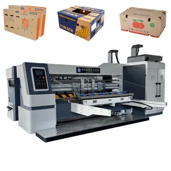automatic vacuum transfer corrugated carton box printing slotting die-cutting equipment
