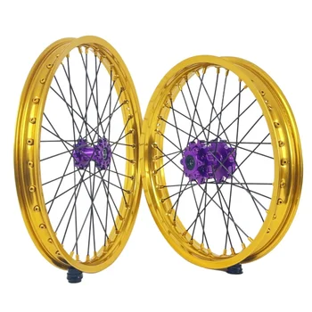 Surron Wheels Purple Hubs Surron Electric Dirt Bike Wheel Set E-bike 18 19 21 inch For Electric Bike Talaria Surron Parts