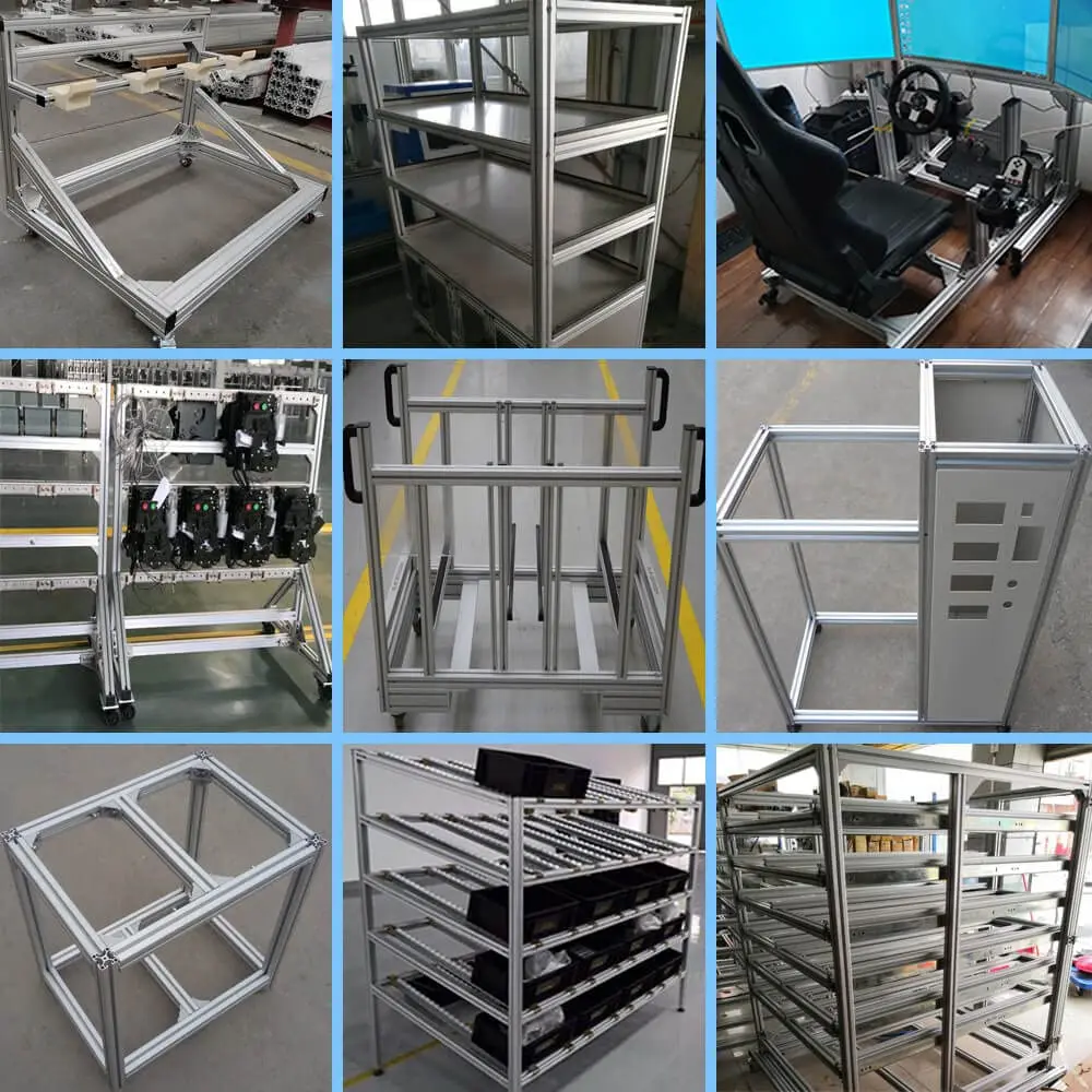 product industrial extruded aluminum profile 3090 is suitable for assembly of aluminum alloy equipment assembly line frame profiles-2