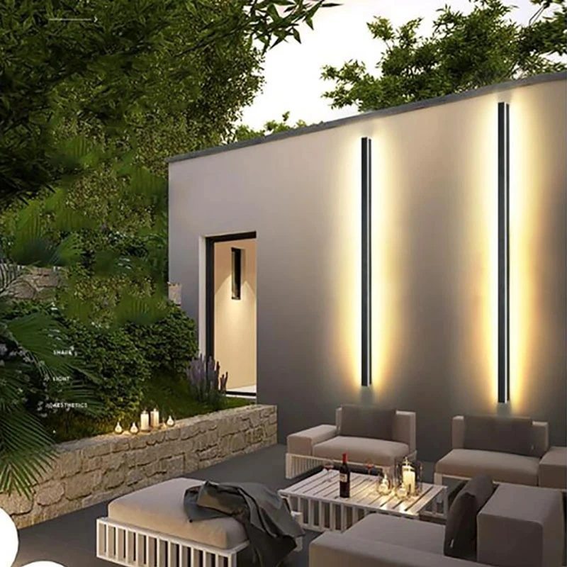 Modern Simple LED Wall Linear Light Living Modern Room Wall Lamp Long Wall Lamp Lights Bedside Bedroom Lighting Indoor