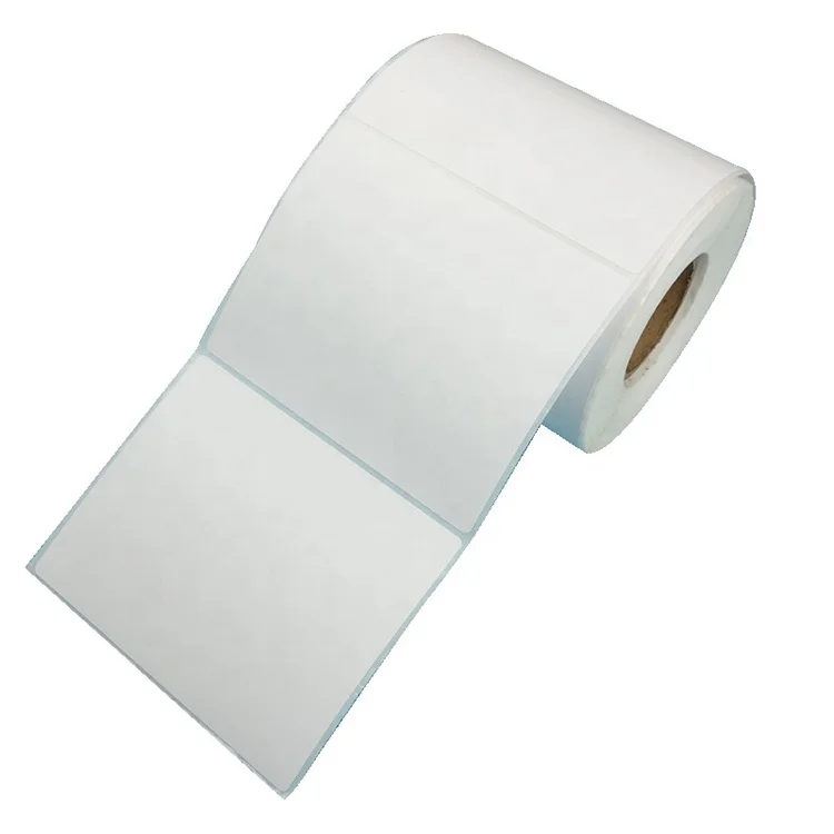 Self Adhesive Paper for Flexo Printing With Removable Acrylic Glue Easily Removed Without Traces Semi Gloss Jumbo Roll Material