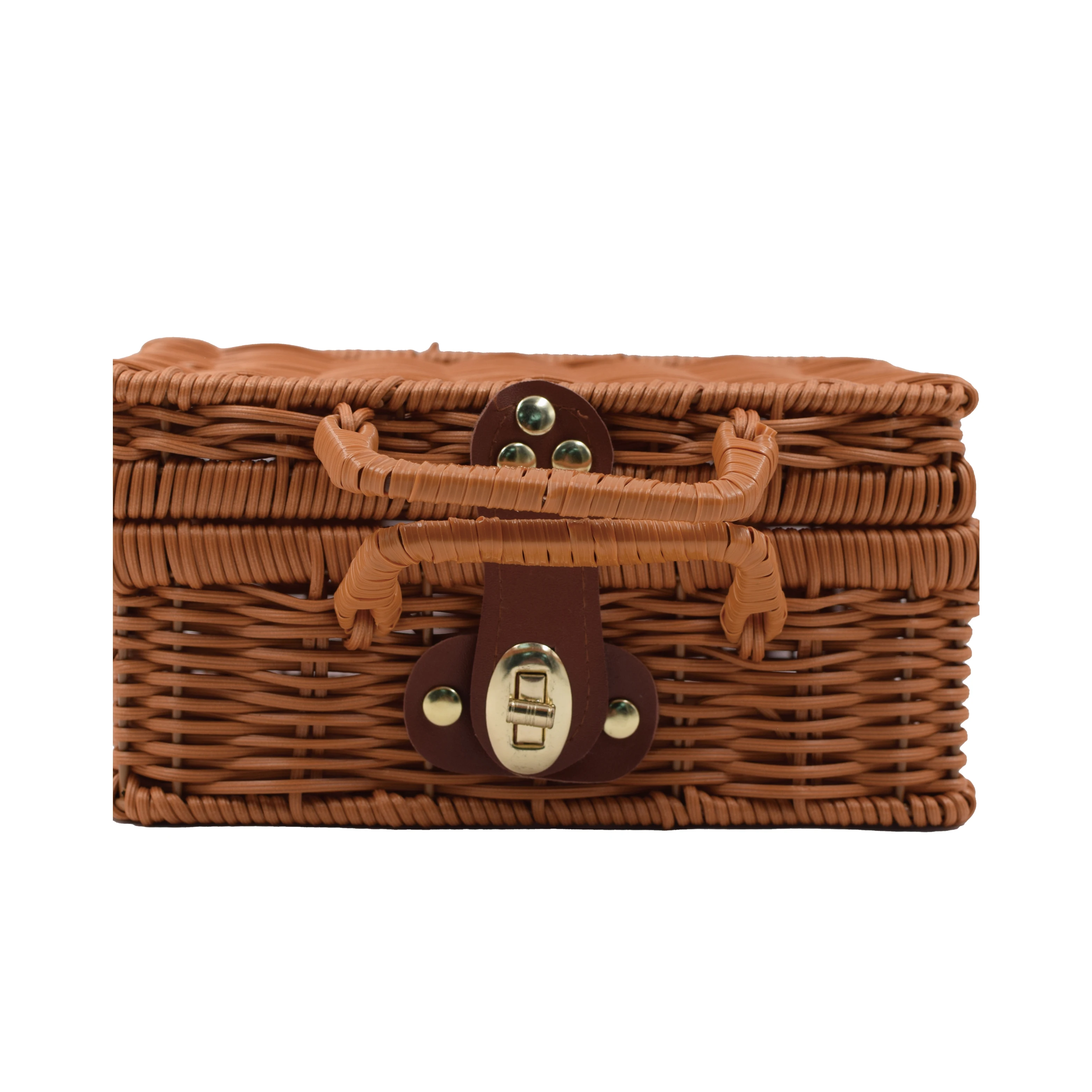 Handmade Natural Rattan Wicker Set Picnic Basket Bulk Wicker Baskets