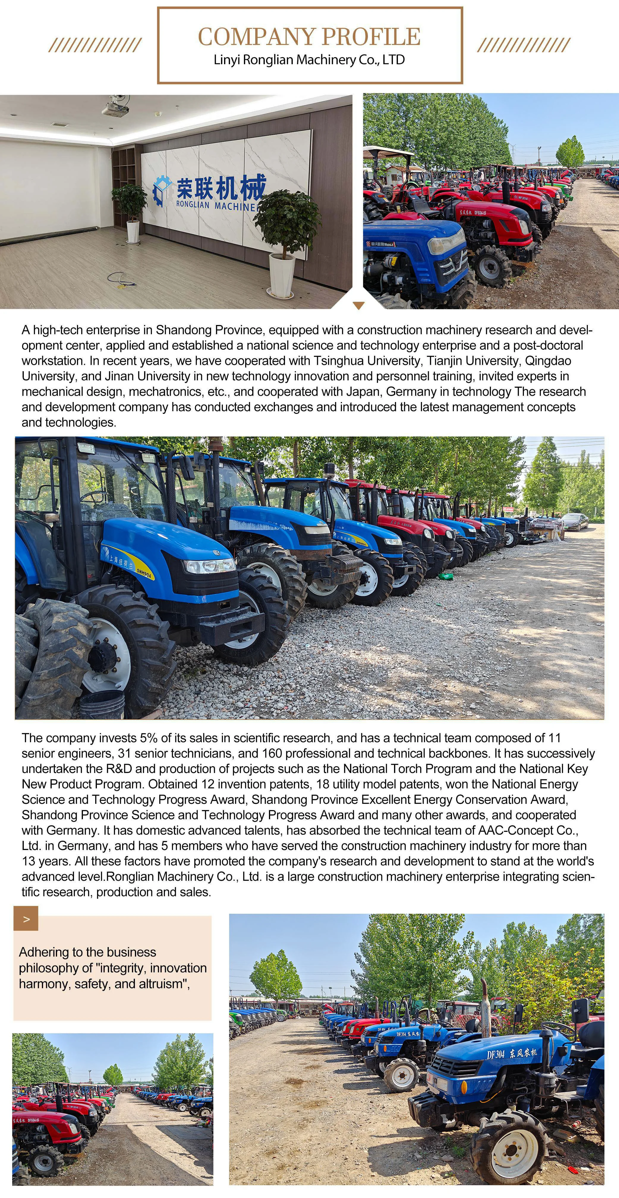 Farm 4wd Tractor With Cabin Kubota M954kq Used Agricultural Machinery