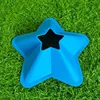 Placa con logo de estrella de cinco puntas - azul
