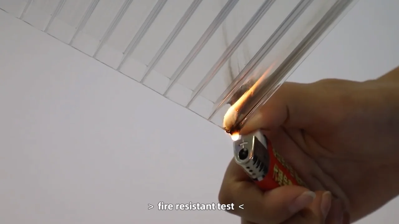 Plastic Fence Twin Wall Policarbonato Sheets Kuwait Uv Protection 3 Mm