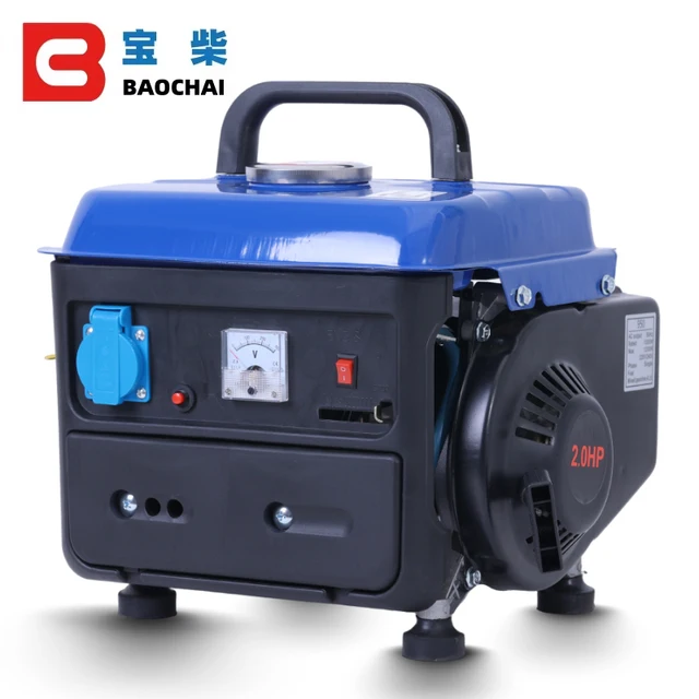 Two Stroke Single Phase Generator Household Outdoor Small Portable YP950 Gasoline Generator