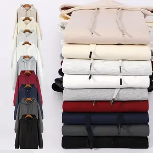 High Quality 100% Cotton Oversized Pullover Hoodies & Sweatpants Set 380 Gsm Eco-Friendly Anti-Pilling Custom Print Men's Hoodie