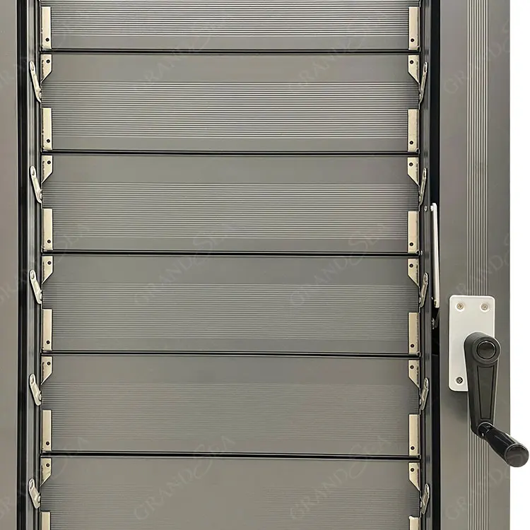 Modern Jalousie Window Glass Prices Aluminum Frame Adjustable Glass Louver Windows Aluminium Louvre Shutter Window