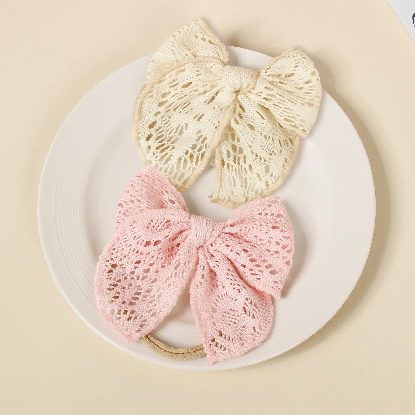 Новые Летние повязки для волос Детские аксессуары кружевная тюрбан с цветами повязка на голову