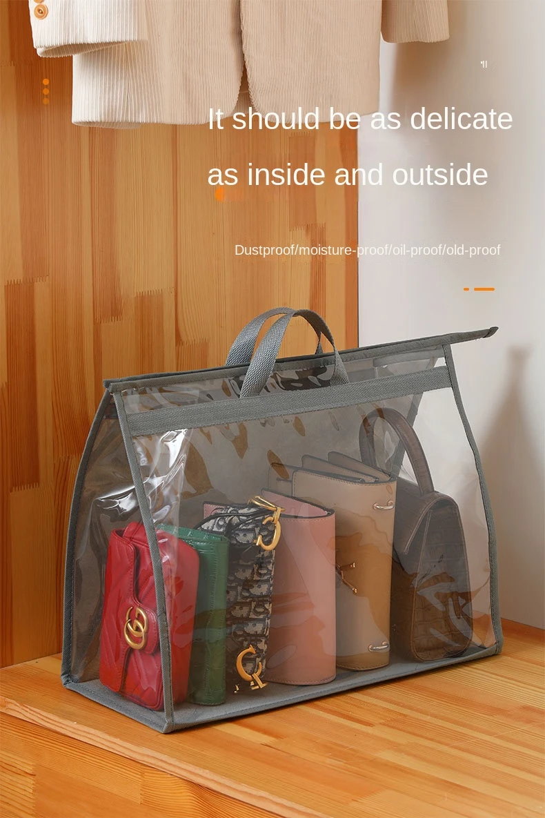 New Hotsale Handbag Dust Cover Bag Purse Storage Organizer Hanging