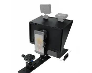 FEELWORLD TP13A Wide Angle Teleprompter Supports up to 11" Smartphone Tablet Prompting detail image