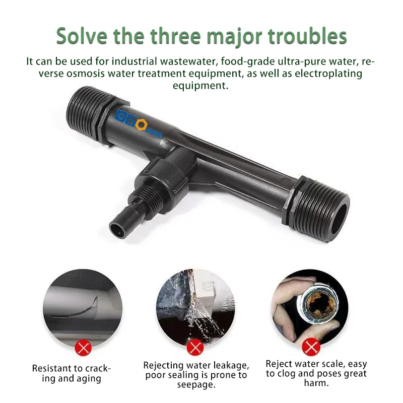 Pool Injectors DGOzone Venturi Injector 1in Professional Venturi Nozzle Oxygen Water ...