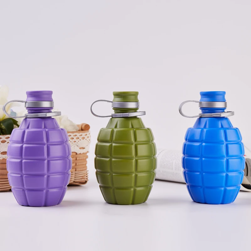 Tekzie 350 ml Capacity Plastic Grenade Shape Water Bottle for Kids & Adults  350 ml Bottle - Buy Tekzie 350 ml Capacity Plastic Grenade Shape Water  Bottle for Kids & Adults 350