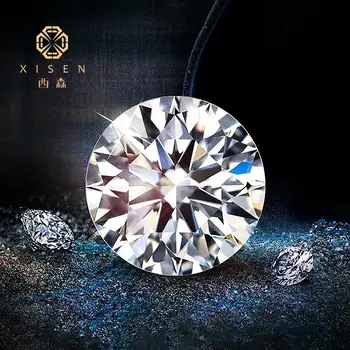 China Big Factory Good Price Large Synthetic 0.5 Carat CVD Lab Grown Loose Diamonds 1 Ct IGI GIA Certified HPHT Lab Made Diamond