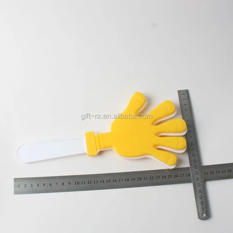 
 Рекламная акция, Пользовательский логотип, пластиковый ручной Хлопушка, хлопушка для фанатов, ручной хлопушка  