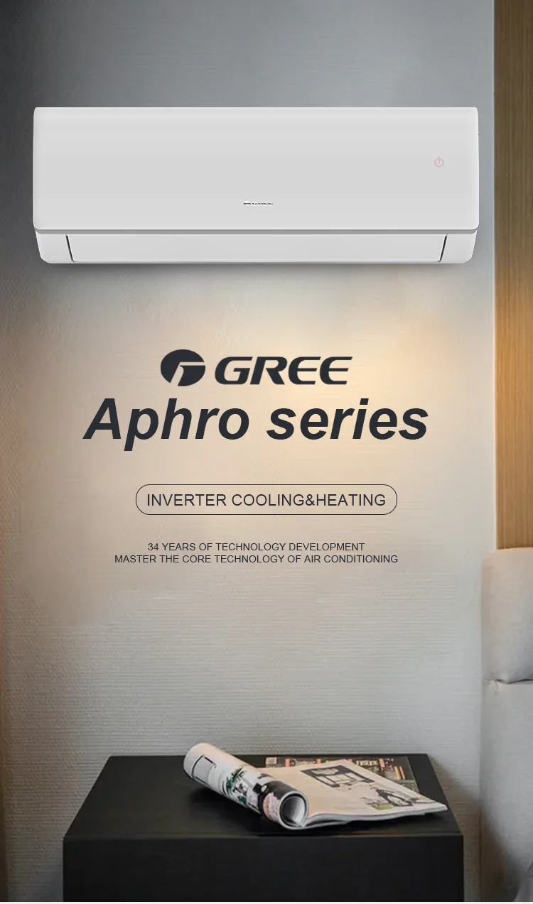 Heat Air Conditioner, GREE, 9000btu, 12000btu, 18000btu - detail 2