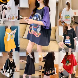 2026 New European and American High Quality Cotton Women's T-Shirt Soft Plus Size Fashion T-Shirt for Teenagers