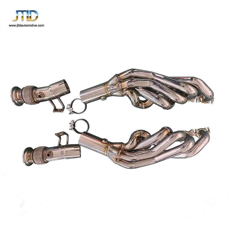 304 Stainless Steel Performance Racing Manifold Exhaust Header For Audi ...