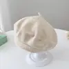 Beige [plain wool beret]