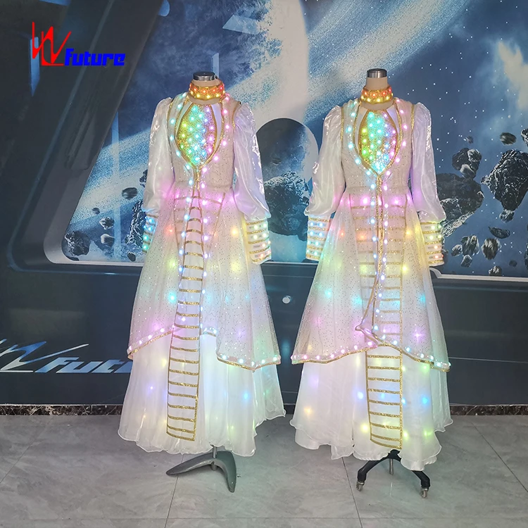 Pakistani Court Dress with LED Lighting Performance Wear