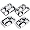 Silver-5 compartments with lid