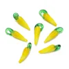 Glass pendant - corn