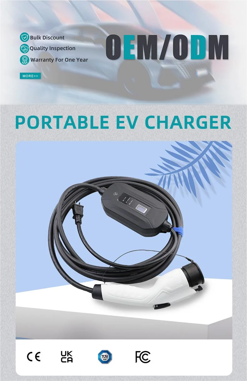 Wisepick 250v 7kw Portable Ev Charger Type 2 32a Ac Electric Vehicle