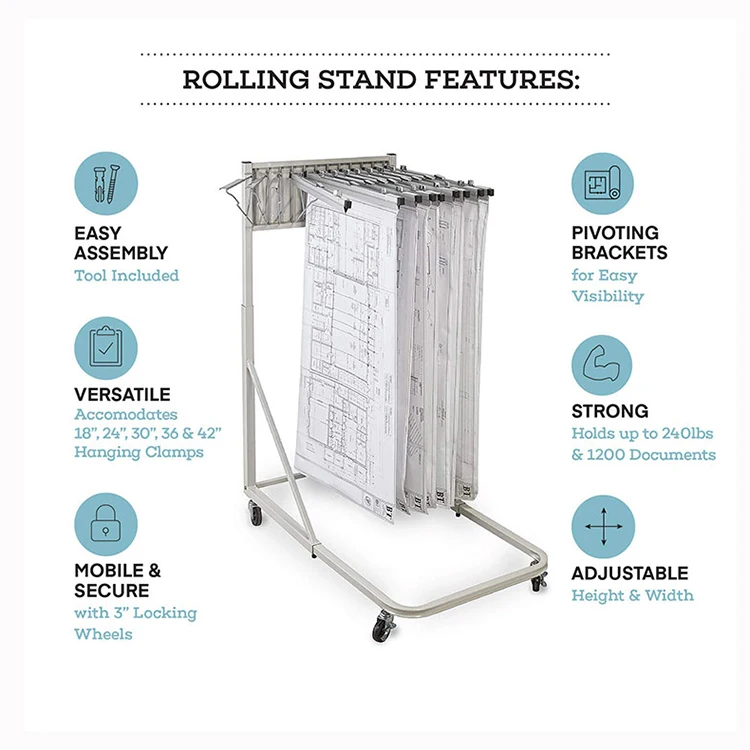 jh-mech blueprint storage stand for large