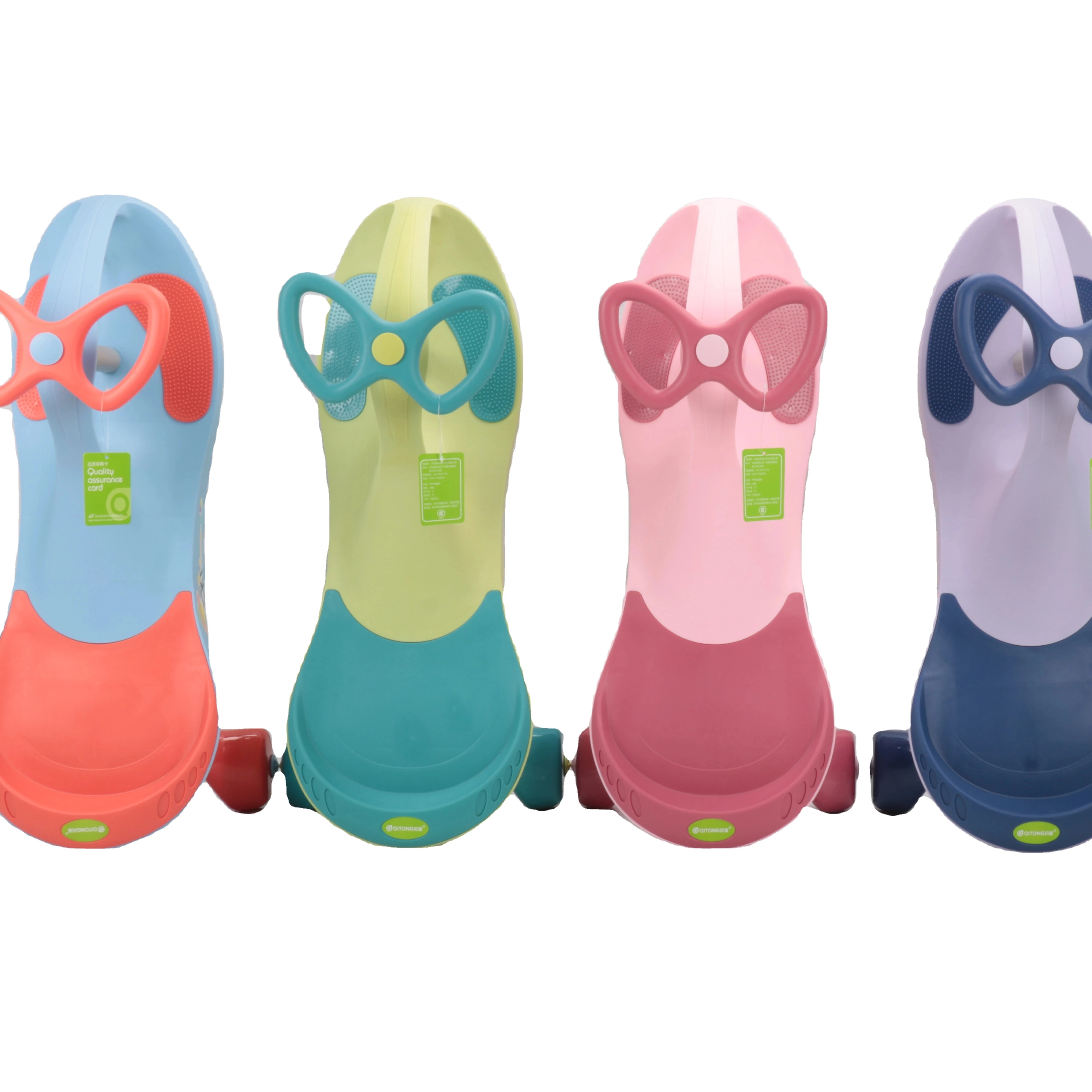 Cute Baby Cheap Durable Flashing Light PU Wheel Children Baby Kids Twist Car Swing Car Wiggle Car