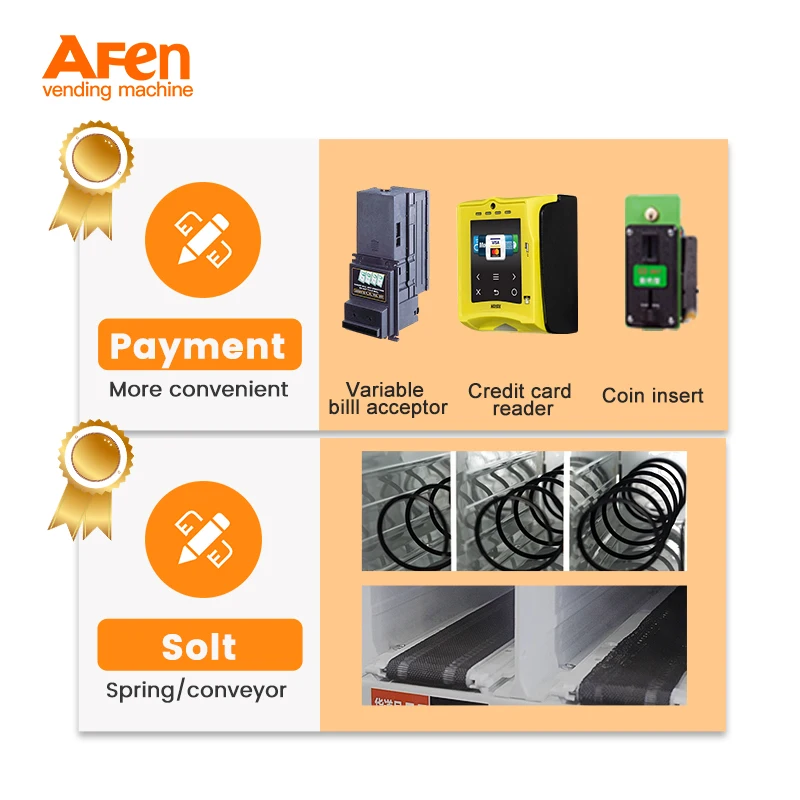 AFEN Competitive Price Small Condom Vendor Automatic Selling Vending Machine Dispenser in Packing Lot